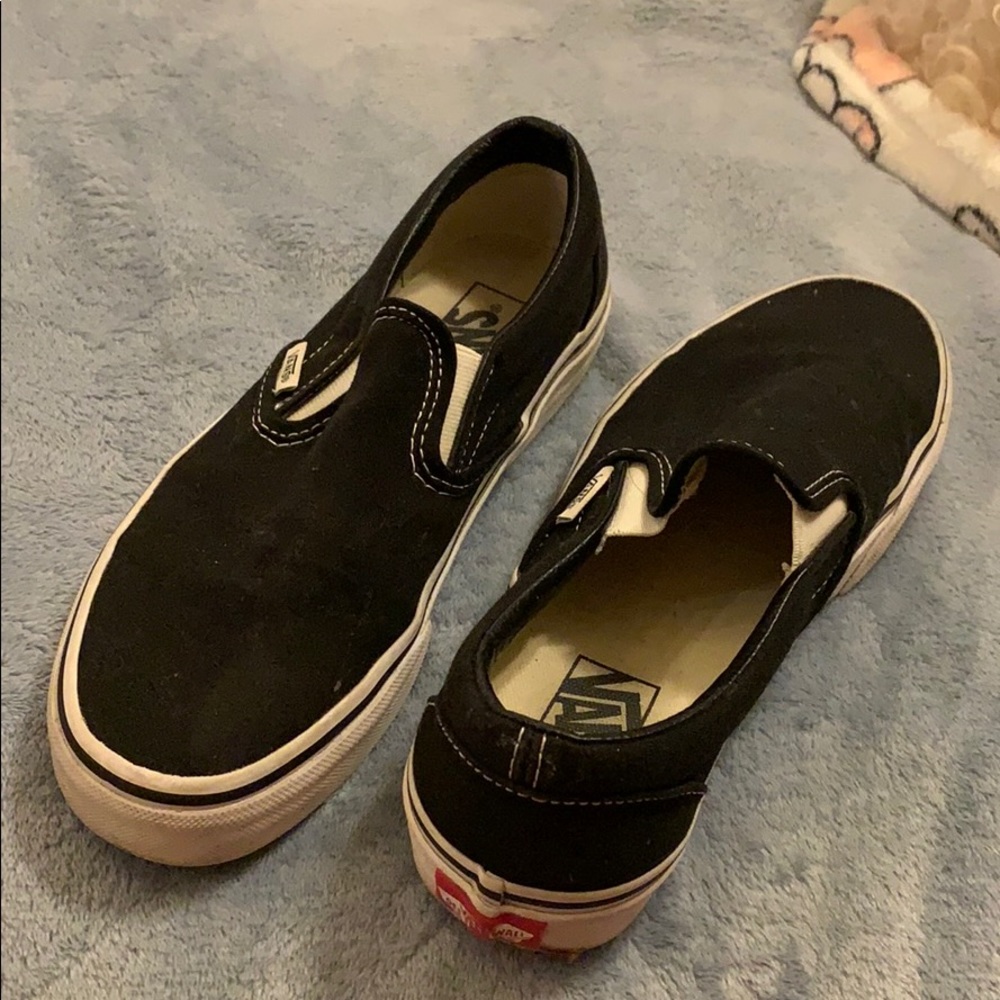 Vans Black Slip On